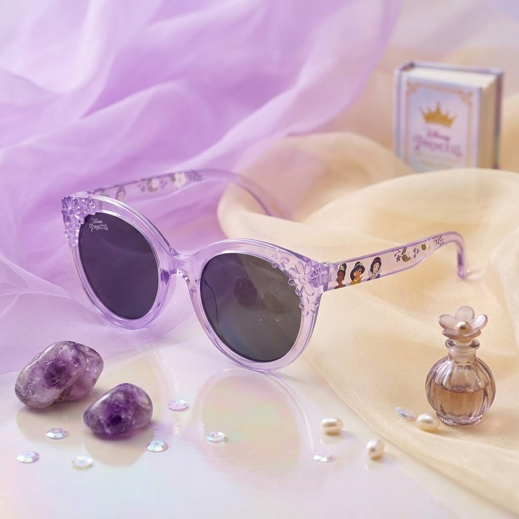 TRANSPARENT PURPLE SUNGLASSES