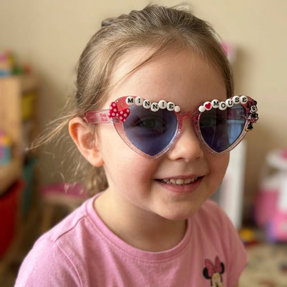 MINNIE HEART SHAPE SUN GLASSES
