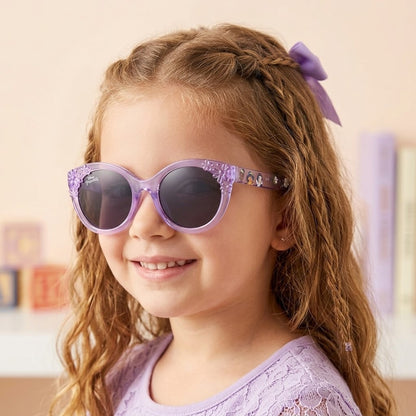 TRANSPARENT PURPLE SUNGLASSES