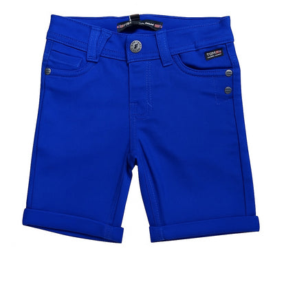 BLUE DENIM COTTON SHORTS