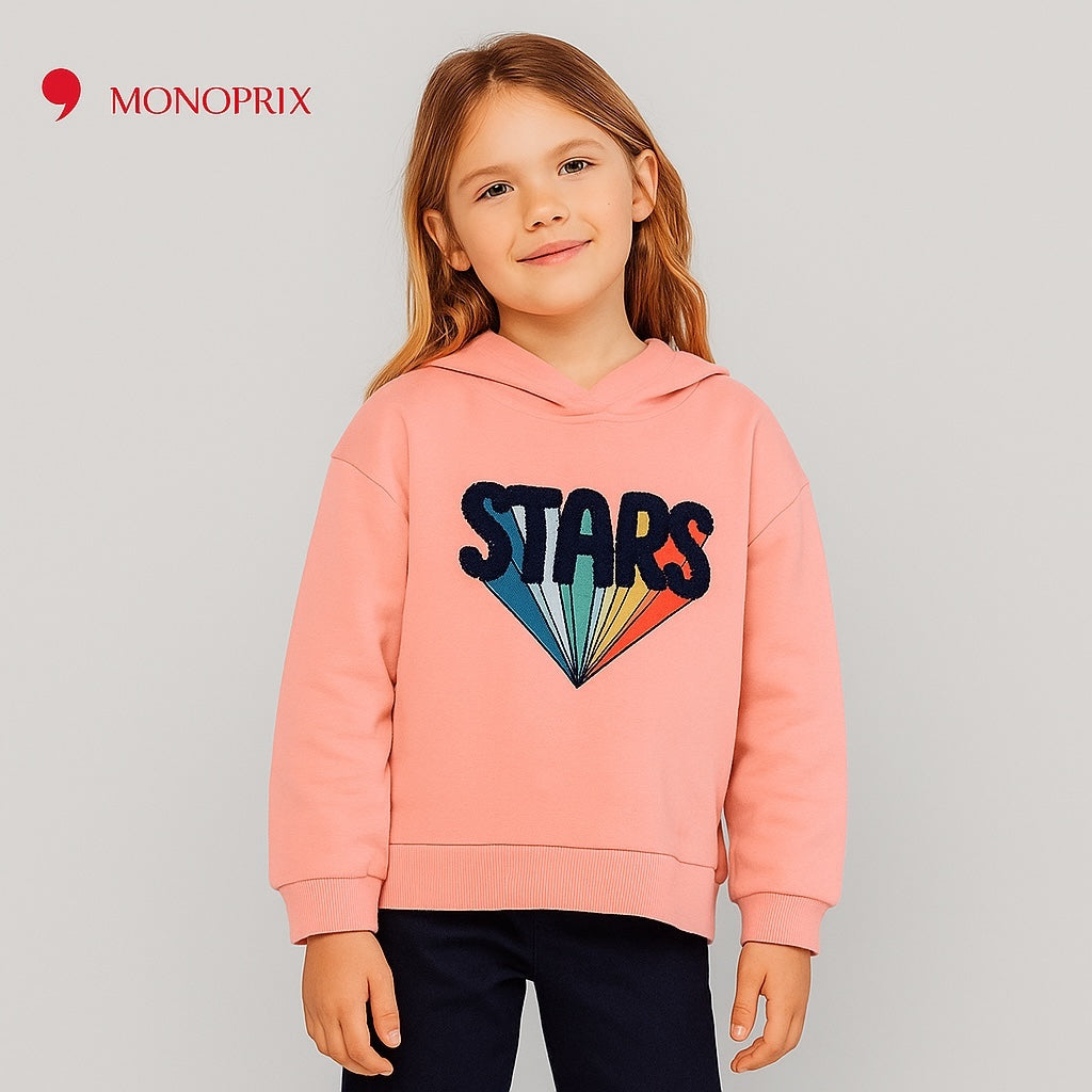 STARS PINK HOODIE