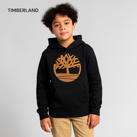 BLACK PRINTED HOOD