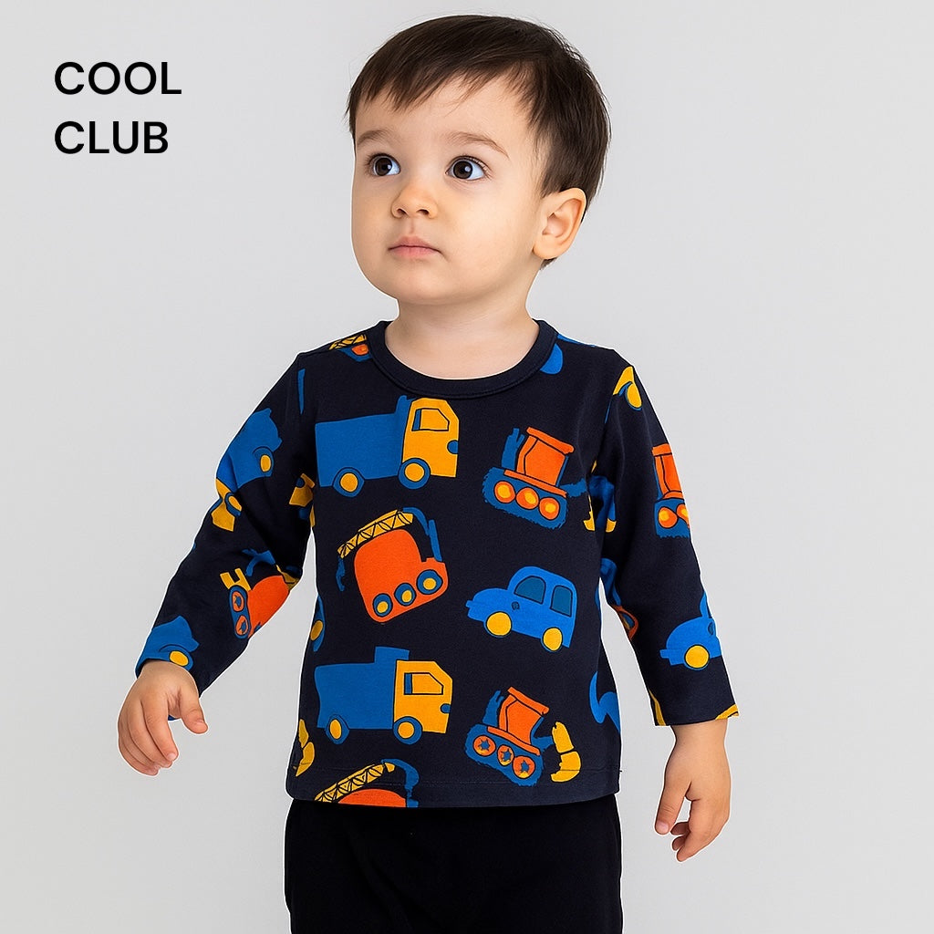 navy blue car t-shirt