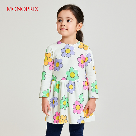 MULTI FLORAL FROCK