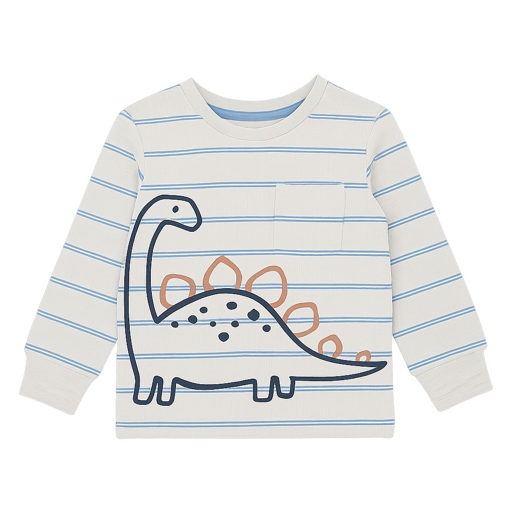 DINO STRIPE T-SHIRT