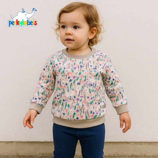 FLORAL ALLOVER SWEATSHIRT