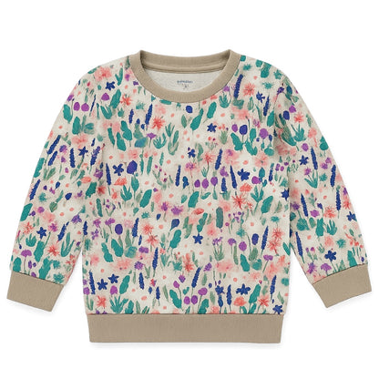 FLORAL ALLOVER SWEATSHIRT