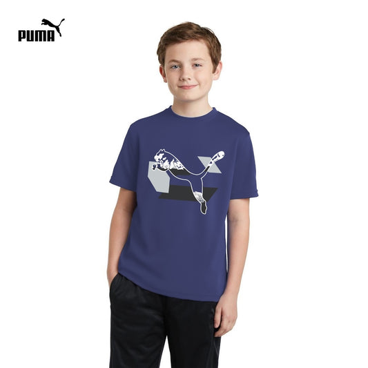 P navy blue t-shirt