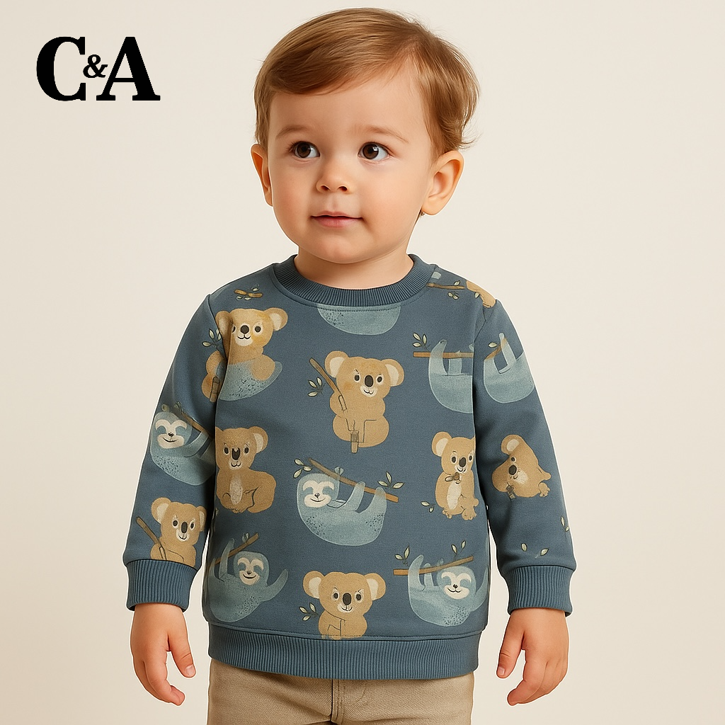 CUTE ALLOVER PRINT SWEATSHIRT