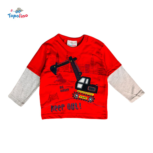 TM embroidery t-shirt