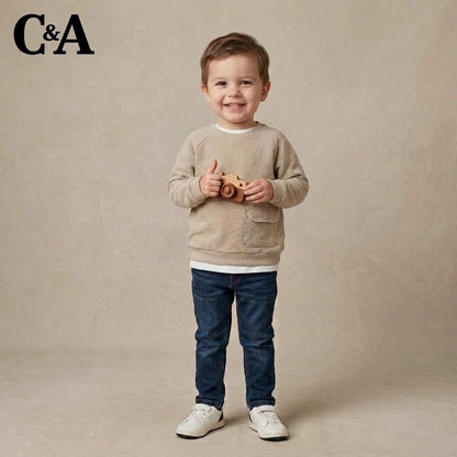 LINNING FABRIC BROWN SWEATSHIRT