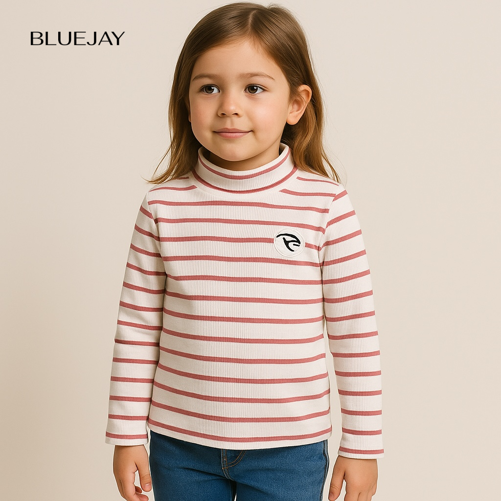 STRIPE OFFWHITE TURTLE NECK