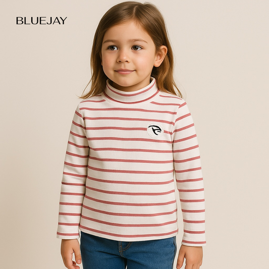 STRIPE OFFWHITE TURTLE NECK