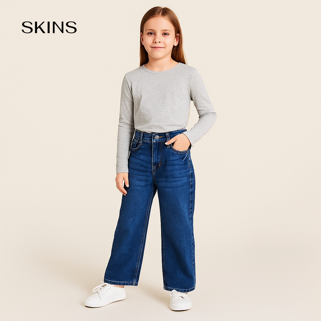 LOOSE FASHION DARK BLUE DENIM PANT