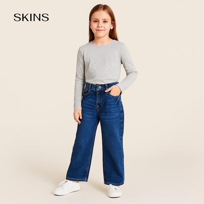 LOOSE FASHION DARK BLUE DENIM PANT