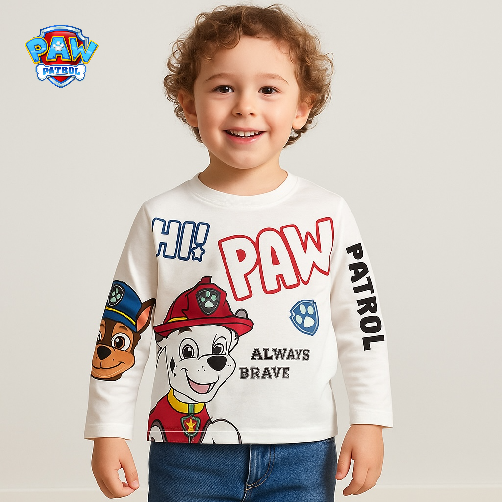 PAW ALLOVER PRINT T-SHIRT