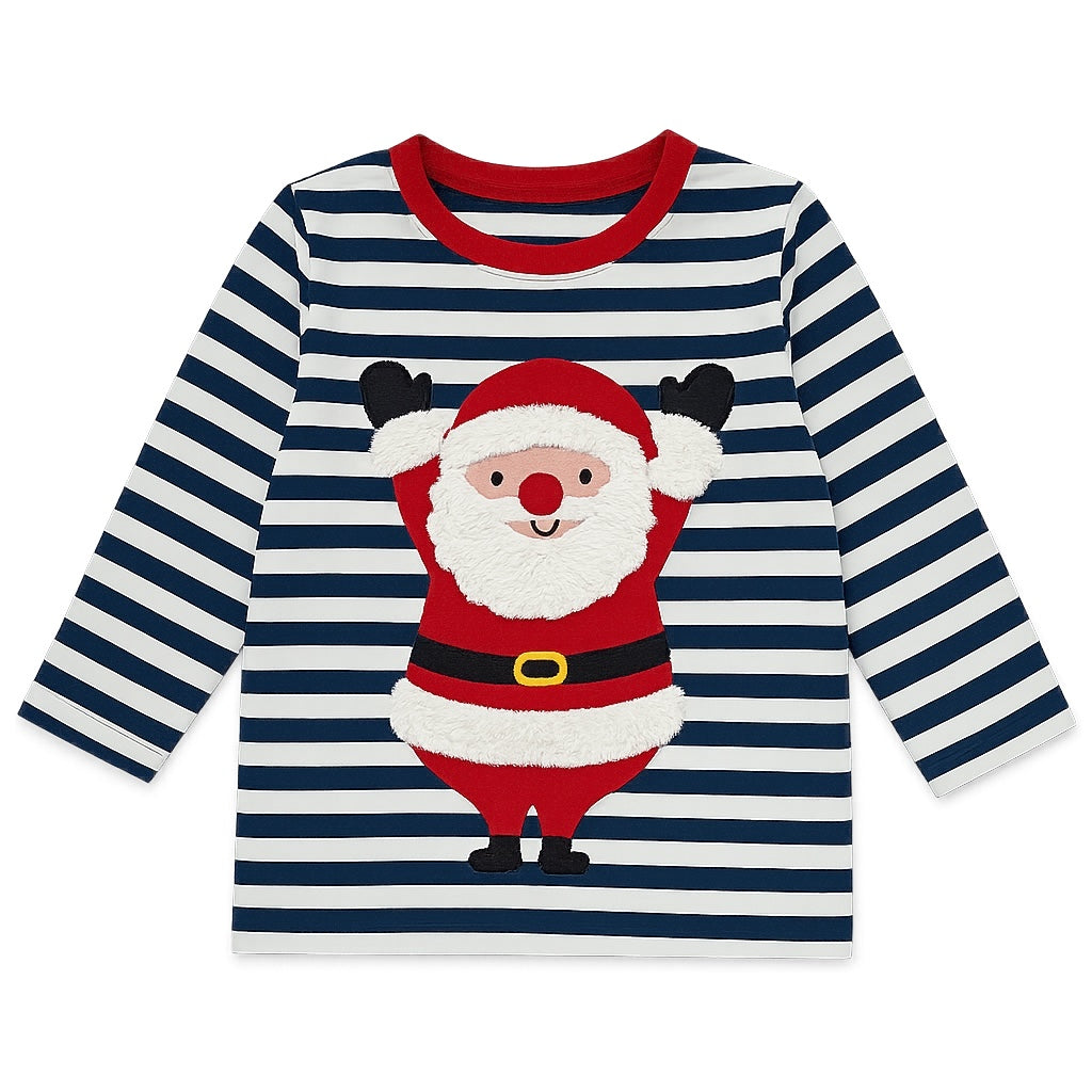 SANTA STRIPE T-SHIRT