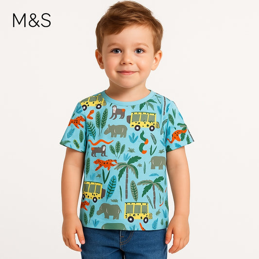 SAFARI PRINT T-SHIRT