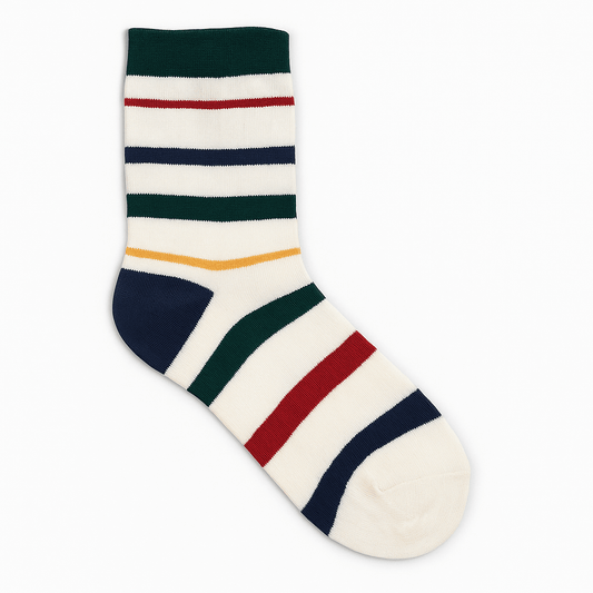 STRIPE WHITE SOCKS