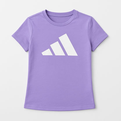 PURPLE PRINTED T-SHIRT