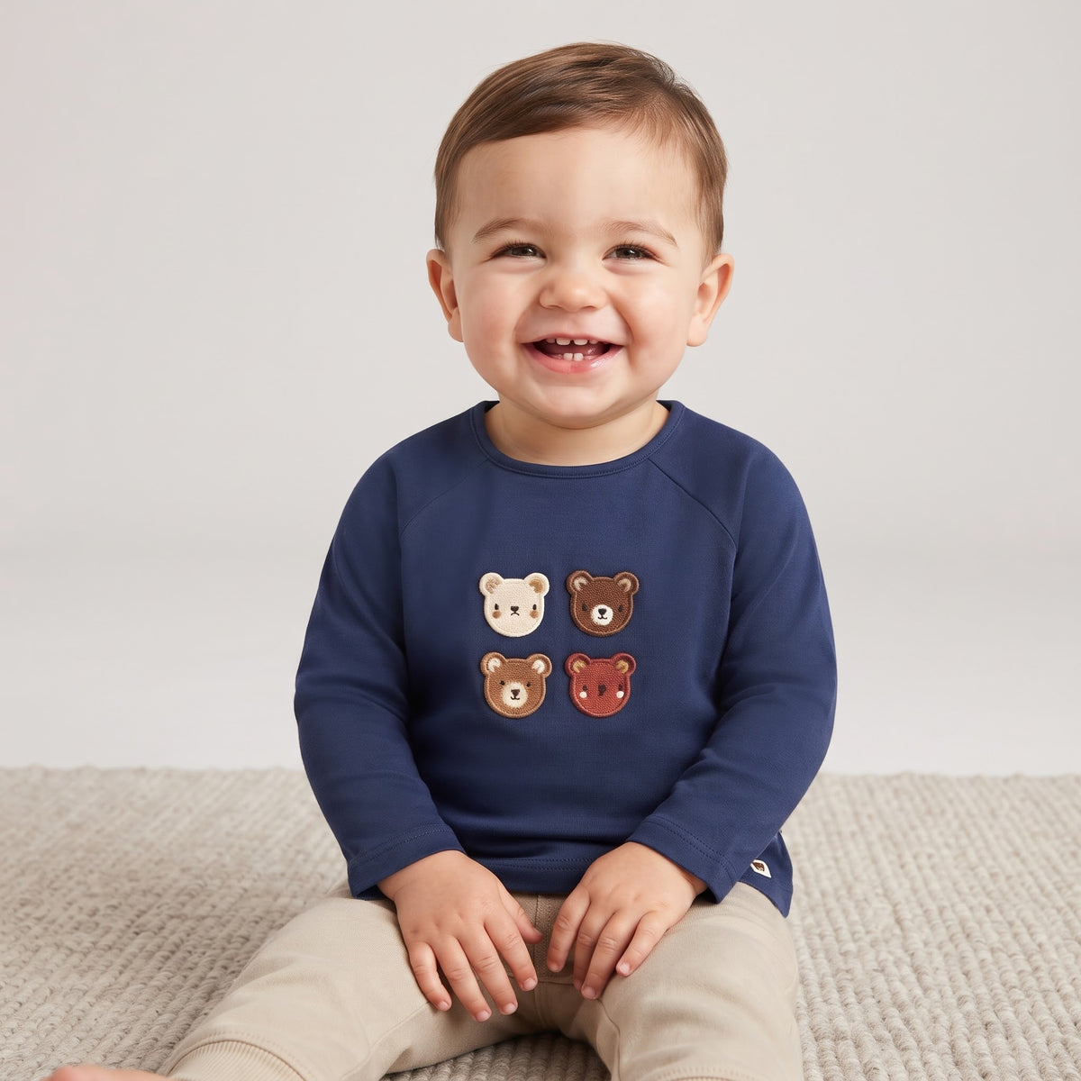 BEAR APPLIQUÉ T-SHIRT-NXT