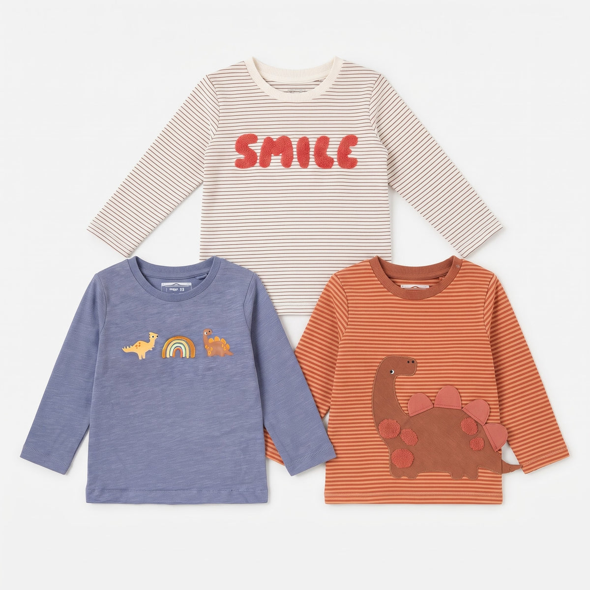 DINO PACK OF 3 T-SHIRT-NXT