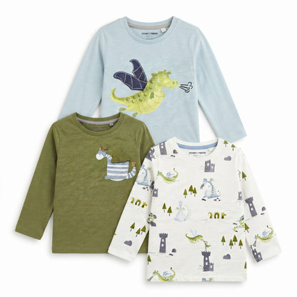DRAGON PACK OF 3 T-SHIRT-NXT