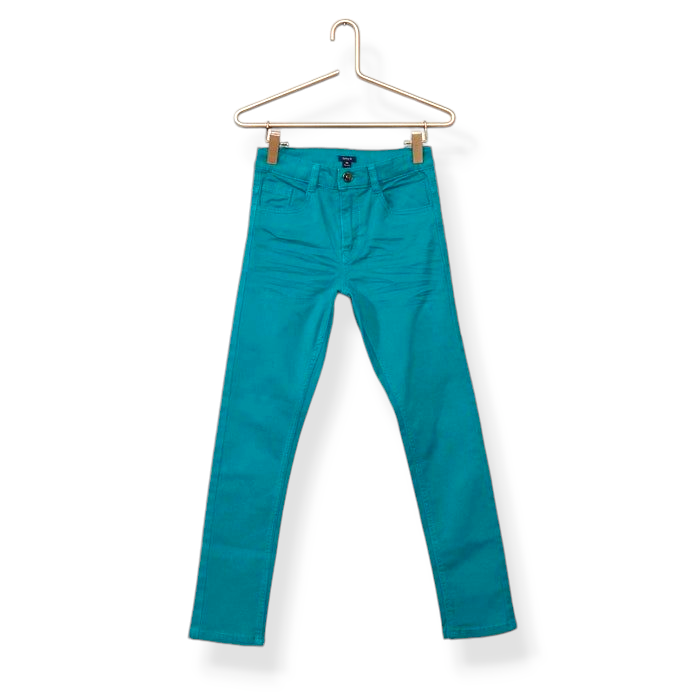 Sea green cotton pant