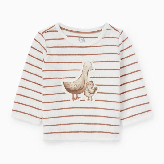 DUCKLING APPLIQUE SWEATSHIRT