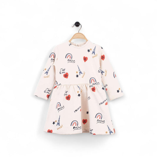 MONOPRIX BONJOUR  OFFWHITE FROCK