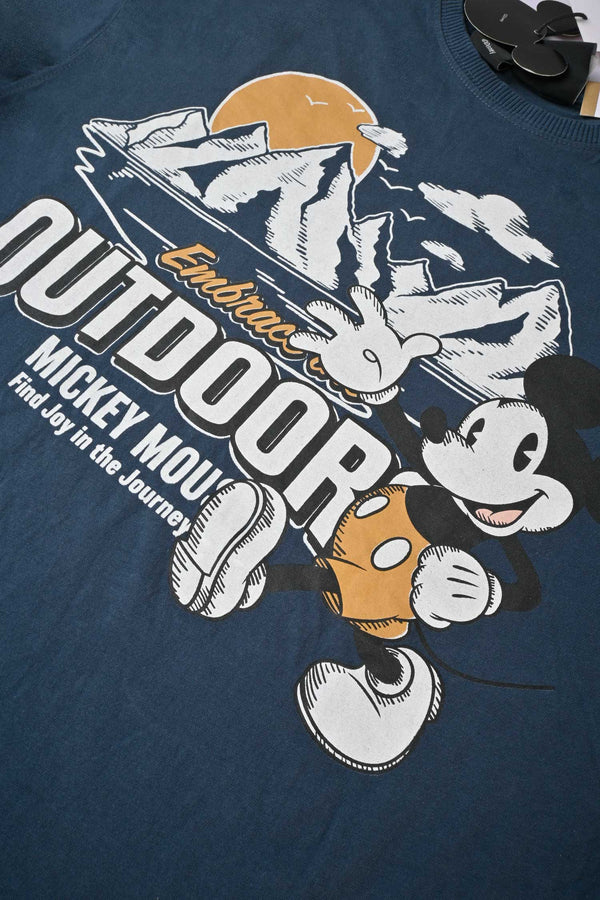Men's Outdoor Mickey Printed T-shirt