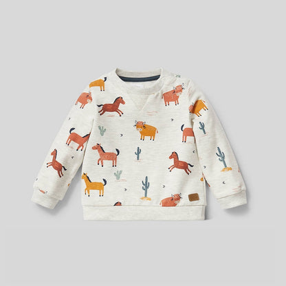 horse and cow sweatshirt