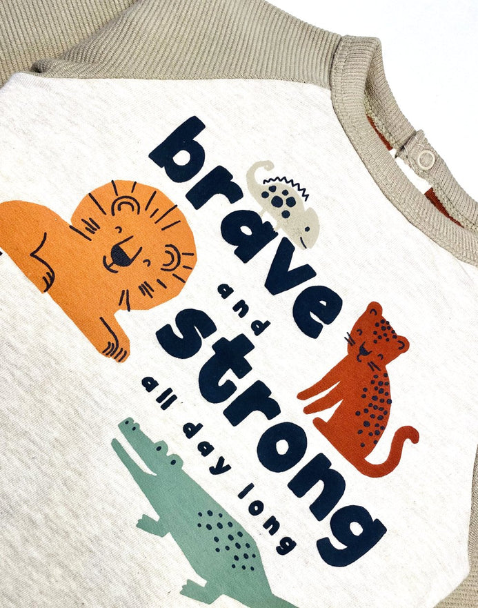 BRAVE AND STRONG SWEATSHIRT