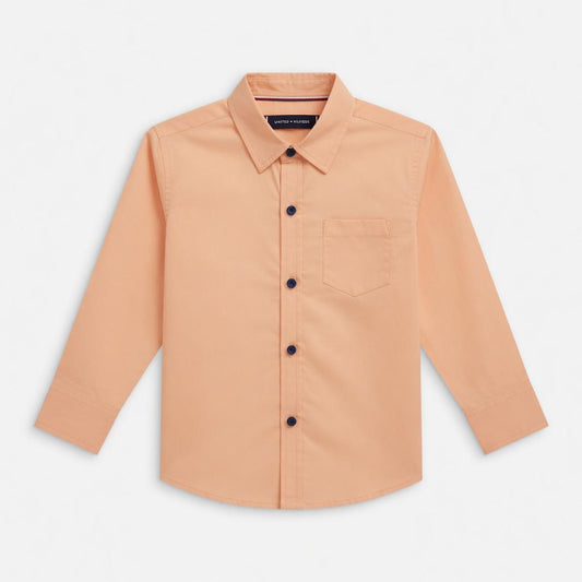 PEACH CASUAL SHIRT