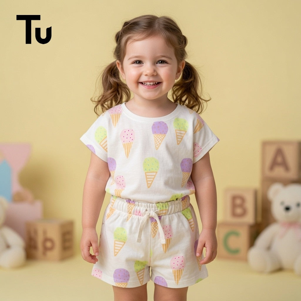 ICE CREAM PRINT JUMPSUIT