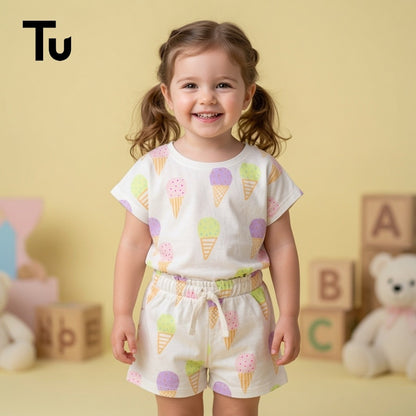 ICE CREAM PRINT JUMPSUIT
