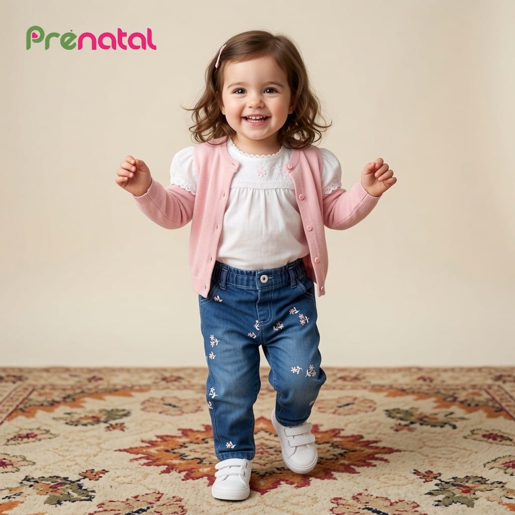 FLORAL DENIM PANT