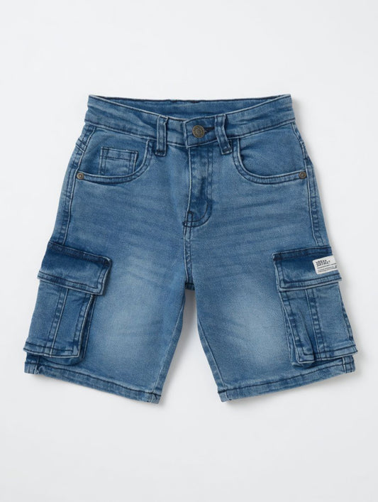 POCKET STYLE DENIM SHORTS