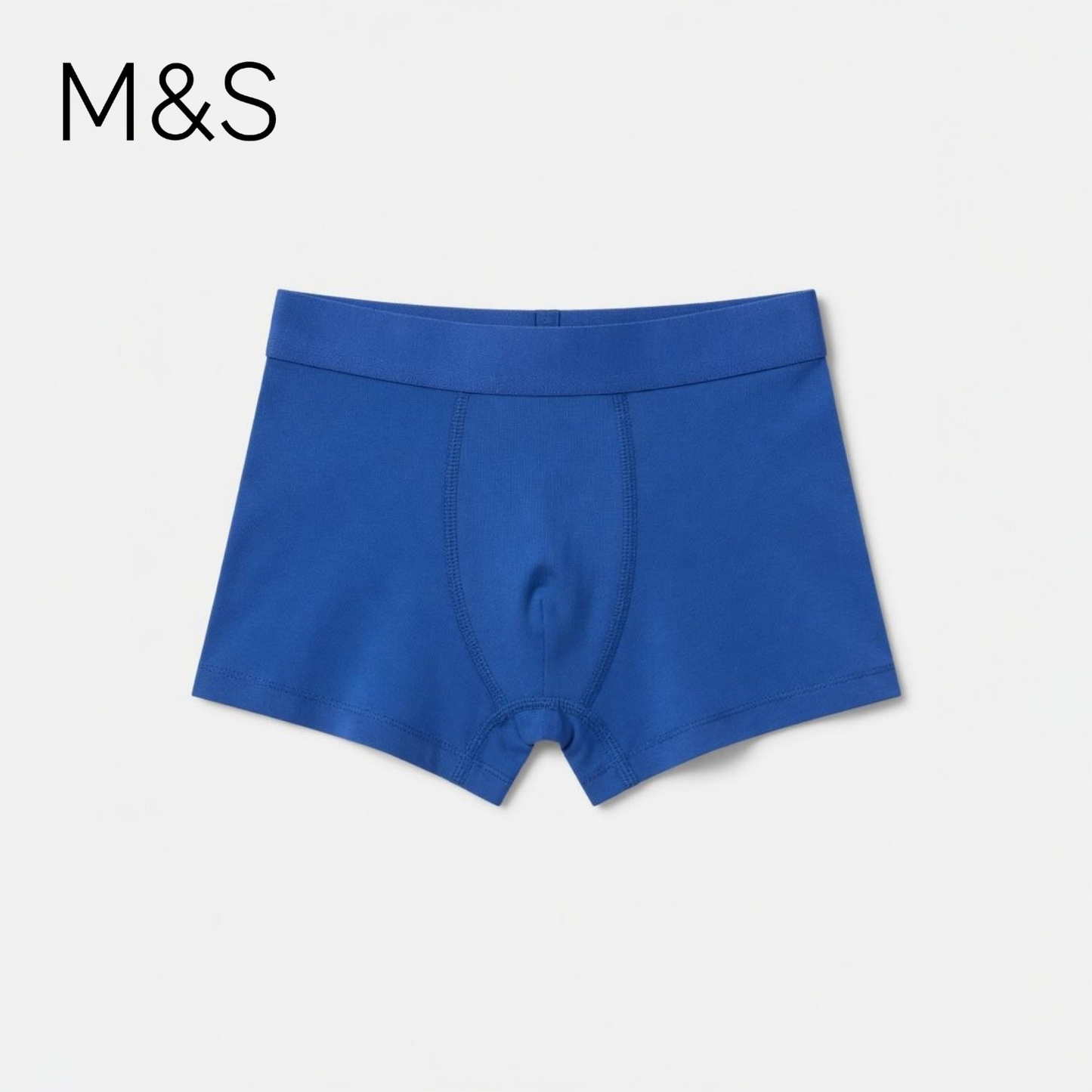 PLAIN BLUE BOXER