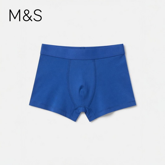 PLAIN BLUE BOXER