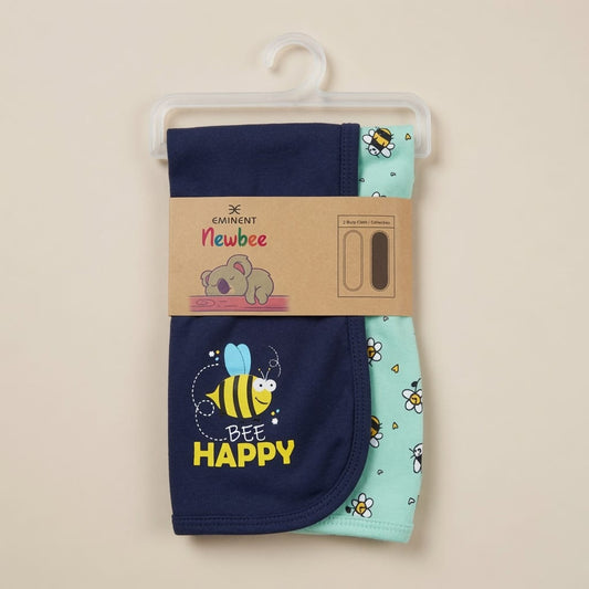 Bee happy burps 2pc pack