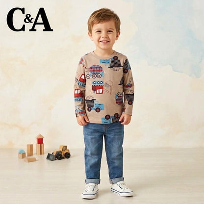 CONSTRUCTION PRINT T-SHIRT