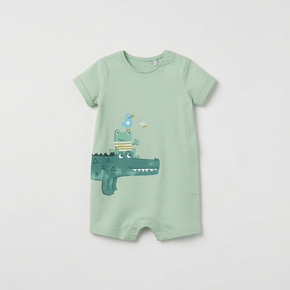 CROCODILE GREEN ROMPER