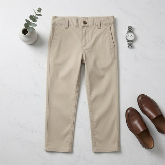 LIGHT BROWN COTTON PANT