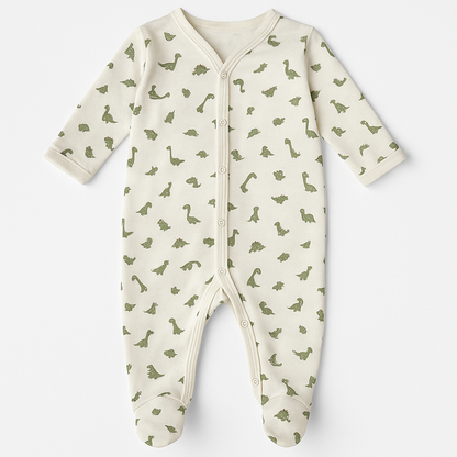 DINO ALLOVER PRINTED ROMPER