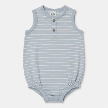 LIGHT BLUE STRIPES BODYSUIT