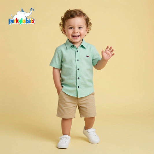 LIGHT GREEN CASUAL SHIRT