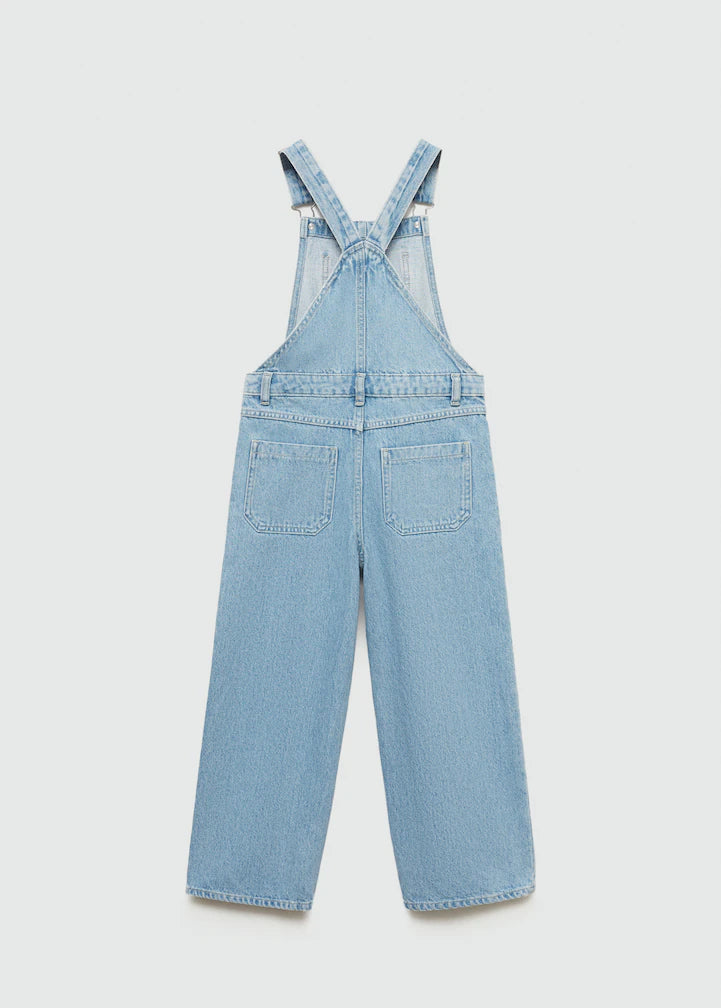 STRAIGHT DENIM DUNGAREES