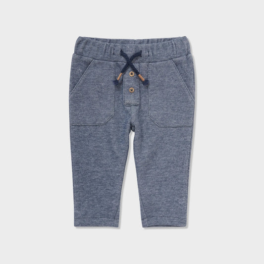 DENIM FLEECE TROUSER