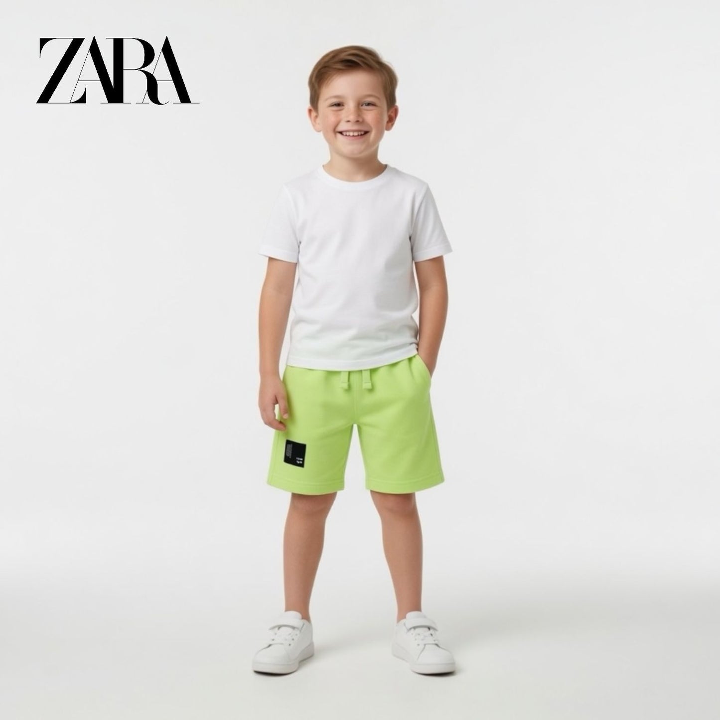 NEON YELLOW LOW SUN SHORTS